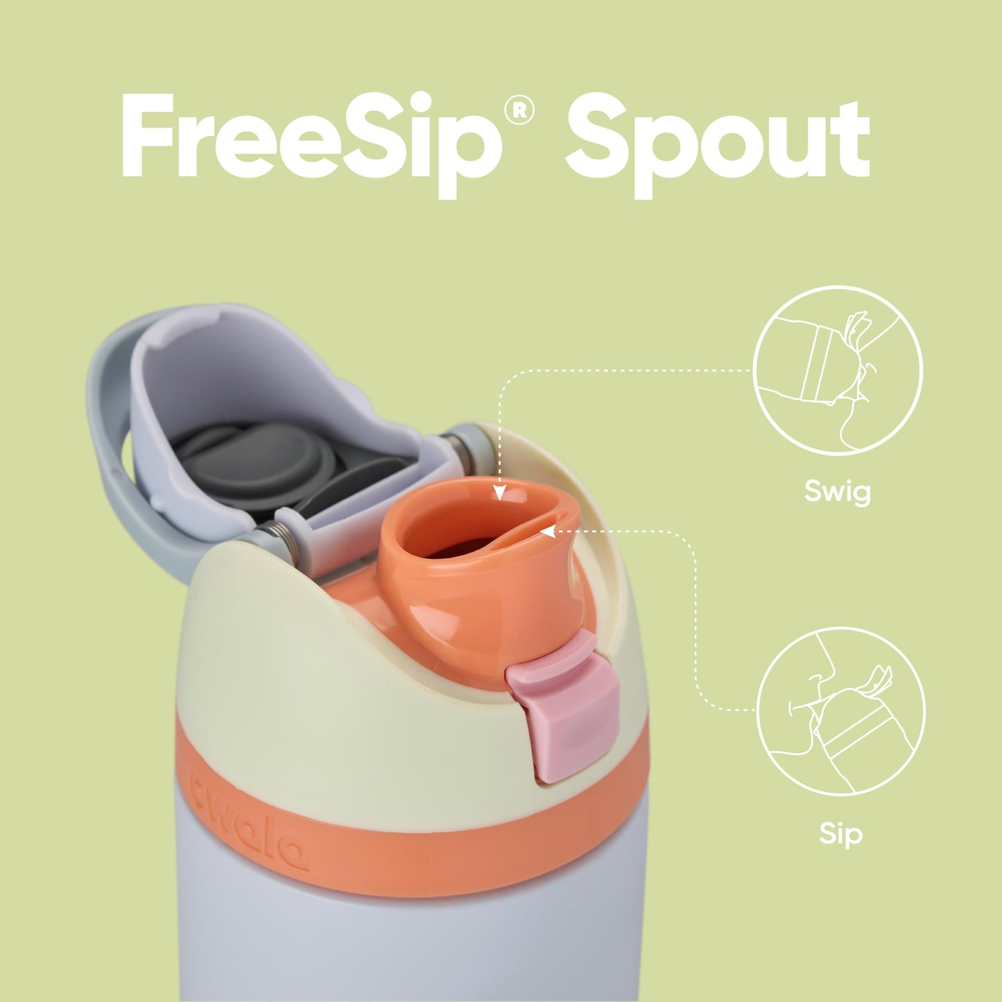 Owala FreeSip Insulated Stainless Steel Water Bottle