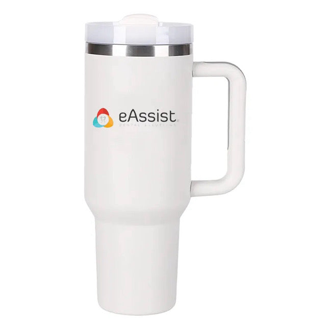 eAssist Squad Tumbler with straw and straw cover