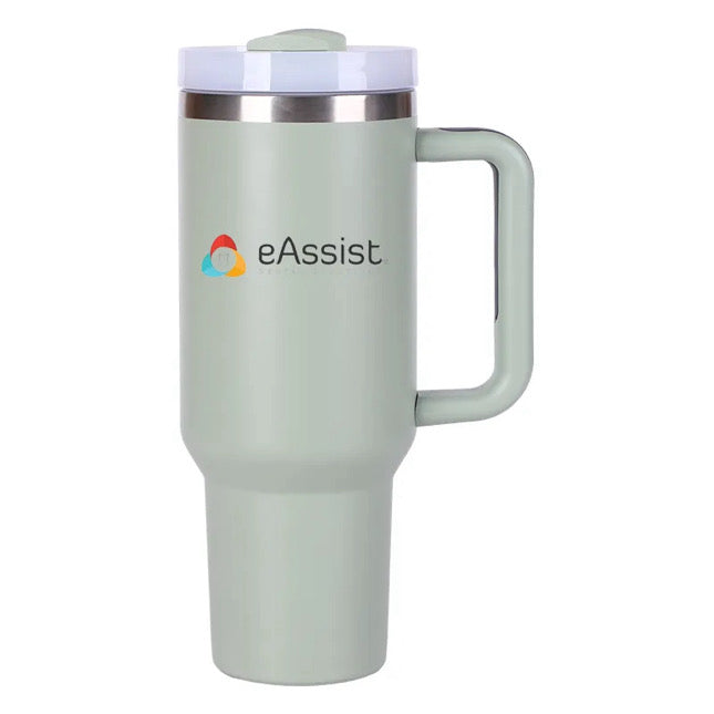 eAssist Squad Tumbler with straw and straw cover