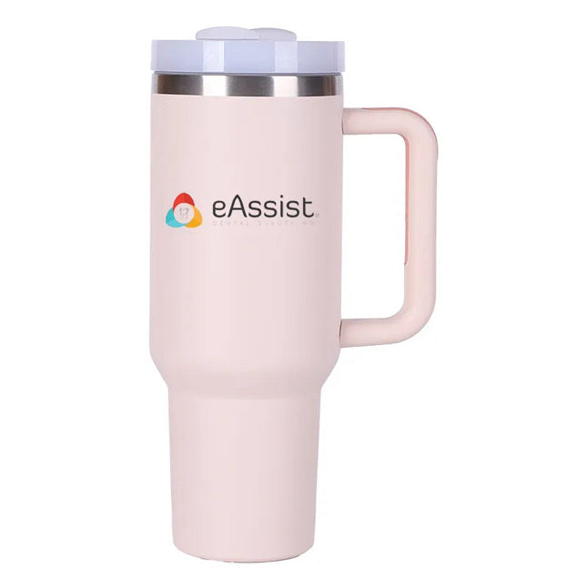 eAssist Squad Tumbler with straw and straw cover