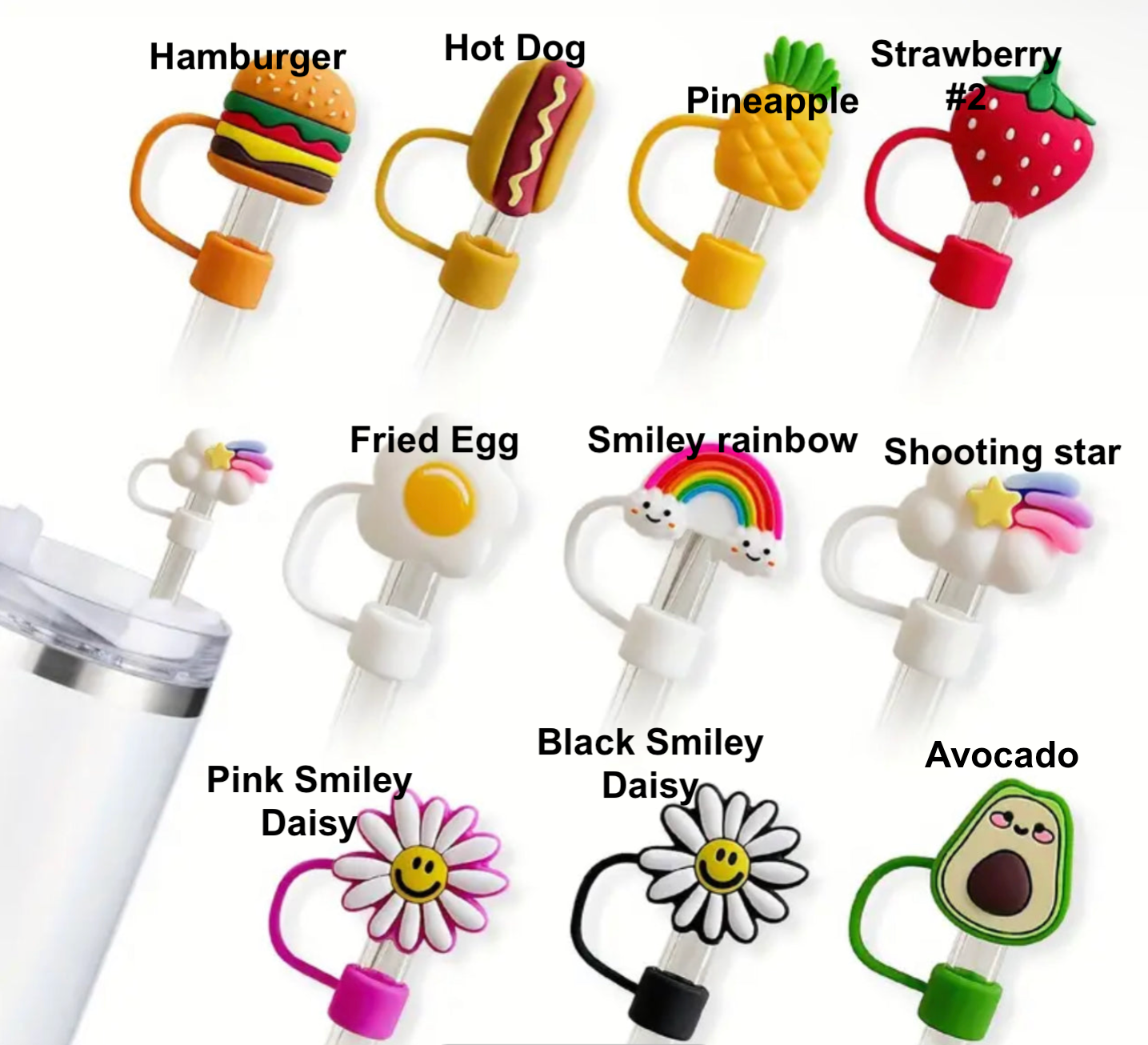 eAssist Squad Tumbler with straw and straw cover