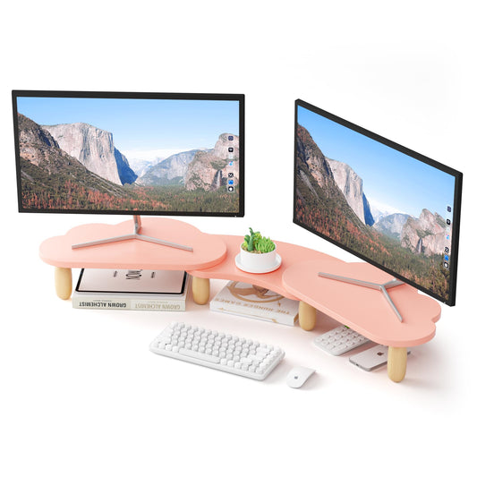Adjustable Rainbow Dual Monitor Stand